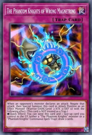 The Phantom Knights of Wrong Magnetring - (Legendary Hero Decks) - (LEHD-ENC29) - (Common)