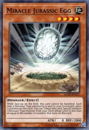 Miracle Jurassic Egg - (Dinosmasher's Fury Structure) - (SR04-EN011) - (Common)