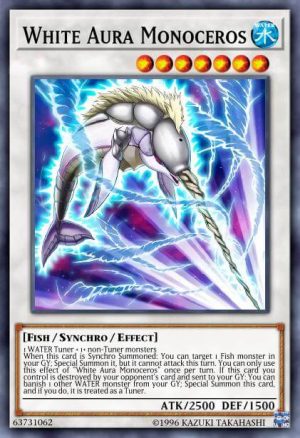 White Aura Monoceros - (Rising Rampage) - (RIRA-EN095) - (Super Rare)