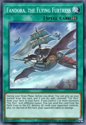 Fandora, the Flying Furtress - (2019 Gold Sarcophagus Tin Mega Pack) - (MP19-EN254) - (Common)