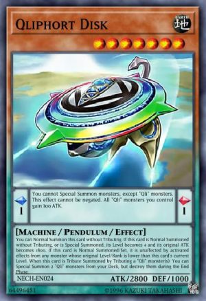 Qliphort Disk - (2015 Mega-Tin Mega Pack) - (MP15-EN145) - (Secret Rare)