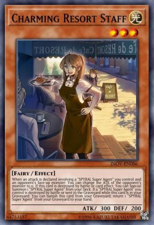 Charming Resort Staff - (Invasion Vengeance) - (INOV-EN086) - (Rare)