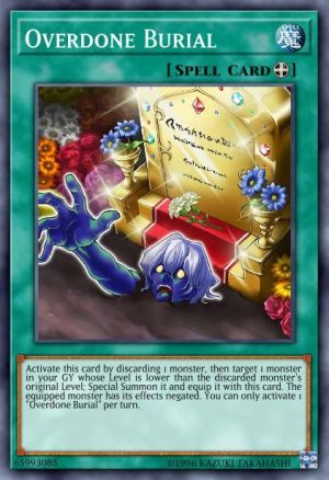 Overdone Burial - (2018 Mega-Tin Mega Pack) - (MP18-EN143) - (Secret Rare)