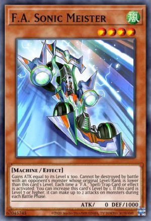 F.A. Sonic Meister - (Code of the Duelist) - (COTD-EN086) - (Common)