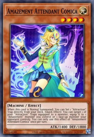 Amazement Attendant Comica - (Lightning Overdrive) - (LIOV-EN008) - (Ultra Rare)