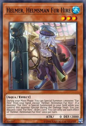Helmer, Helmsman Fur Hire - (Dark Saviors) - (DASA-EN016) - (Super Rare)