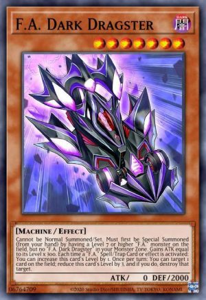 F.A. Dark Dragster - (Flames of Destruction) - (FLOD-EN087) - (Rare)