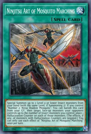 Ninjitsu Art of Mosquito Marching - (Battles of Legend Crystal Revenge) - (BLCR-EN030) - (Ultra Rare)