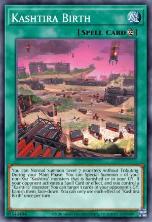 Kashtira Birth - (Dueling Heroes Tin) - (MP23-EN200) - (Prismatic Secret Rare)