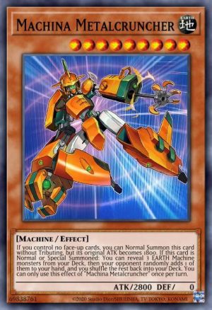 Machina Metalcruncher - (2021 Tin of Ancient Battles) - (MP21-EN094) - (Prismatic Secret Rare)