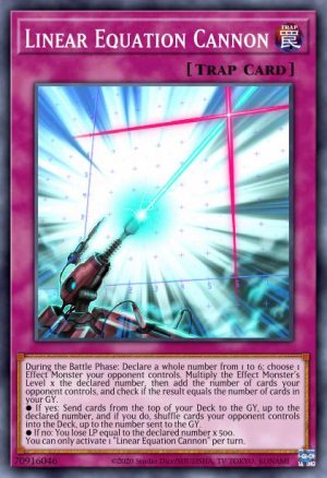 Linear Equation Cannon - (Blazing Vortex) - (BLVO-EN080) - (Common)