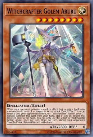 Witchcrafter Golem Aruru - (Rising Rampage) - (RIRA-EN028) - (Secret Rare)