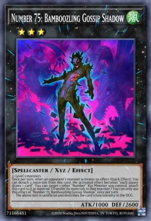 Number 75: Bamboozling Gossip Shadow - (Toon Chaos) - (TOCH-EN052) - (Super Rare)