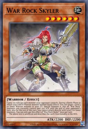 War Rock Skyler - (Blazing Vortex) - (BLVO-EN096) - (Common)
