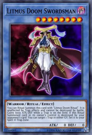 Litmus Doom Swordsman - (Battles of Legend Relentless Revenge) - (BLRR-EN013) - (Ultra Rare)
