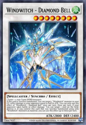 Windwitch - Diamond Bell - (2022 Tin of the Pharaoh's Gods) - (MP22-EN023) - (Rare)
