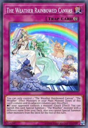 The Weather Rainbowed Canvas - (Dark Neostorm) - (DANE-EN073) - (Rare)