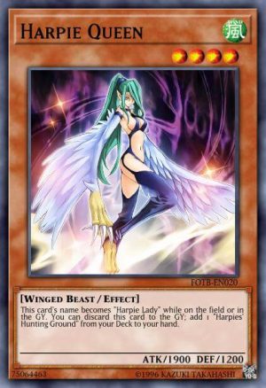 Harpie Queen - (Legendary Duelists Sisters of the Rose) - (LED4-EN007) - (Common)
