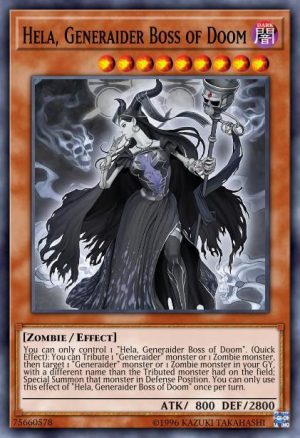 Hela, Generaider Boss of Doom - (Ghosts From the Past The 2nd Haunting) - (GFP2-EN090) - (Ultra Rare)
