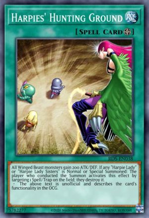 Harpies' Hunting Ground - (Legendary Duelists Sisters of the Rose) - (LED4-EN009) - (Common)
