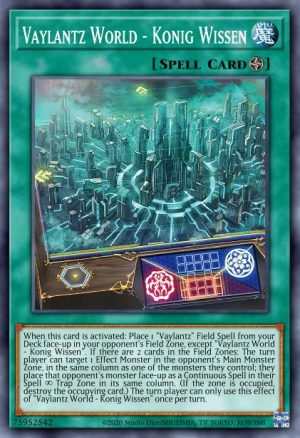 Vaylantz World - Konig Wissen - (Tactical Masters) - (TAMA-EN013) - (Super Rare)