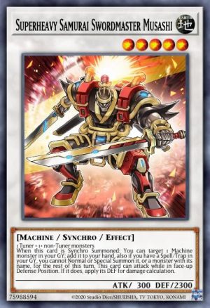Superheavy Samurai Swordmaster Musashi - (2021 Tin of Ancient Battles) - (MP21-EN095) - (Super Rare)