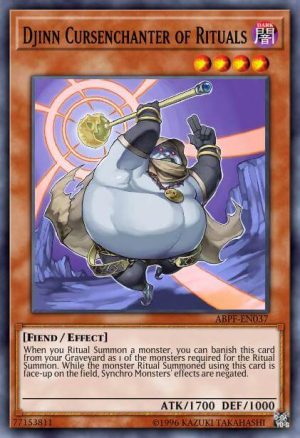 Djinn Cursenchanter of Rituals - (Absolute Powerforce) - (ABPF-EN037) - (Rare)