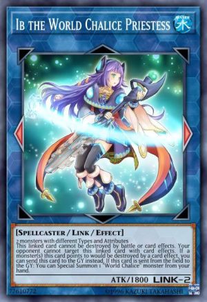 Ib the World Chalice Priestess - (Code of the Duelist) - (COTD-EN048) - (Super Rare)