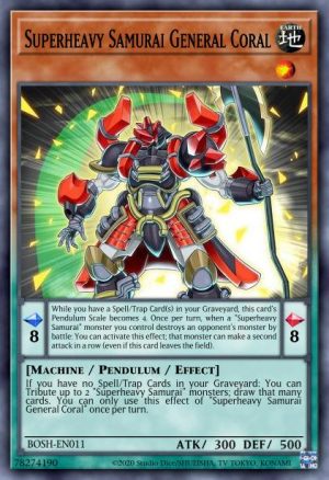 Superheavy Samurai General Coral - (Breakers of Shadow) - (BOSH-EN011) - (Common)