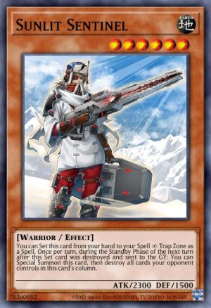 Sunlit Sentinel - (Dueling Heroes Tin) - (MP23-EN074) - (Rare)