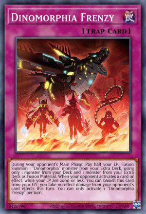 Dinomorphia Frenzy - (Dueling Heroes Tin) - (MP23-EN107) - (Super Rare)