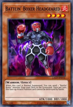 Battlin' Boxer Headgeared - (Legendary Duelists: Soulburning Volcano) - (LD10-EN039) - (Common)