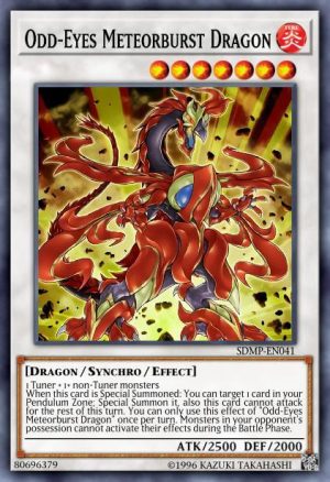 Odd-Eyes Meteorburst Dragon - (Legendary Dragon Decks) - (LEDD-ENC31) - (Common)