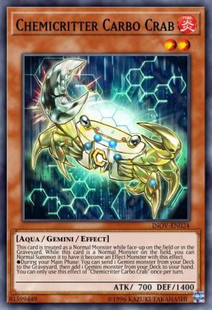 Chemicritter Carbo Crab - (Invasion Vengeance) - (INOV-EN024) - (Common)