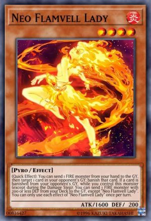 Neo Flamvell Lady - (Dark Neostorm) - (DANE-EN014) - (Common)