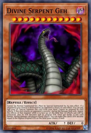 Divine Serpent Geh - (Duel Power) - (DUPO-EN047) - (Ultra Rare)