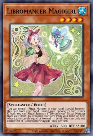 Libromancer Magigirl - (Dueling Heroes Tin) - (MP23-EN044) - (Common)