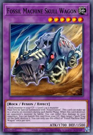 Fossil Machine Skull Wagon - (Ghosts From the Past The 2nd Haunting) - (GFP2-EN020) - (Ultra Rare)