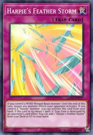 Harpie's Feather Storm - (Duelist Saga) - (DUSA-EN027) - (Ultra Rare)