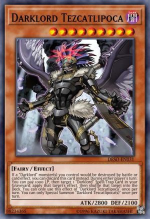 Darklord Tezcatlipoca - (Destiny Soldiers) - (DESO-EN031) - (Secret Rare)