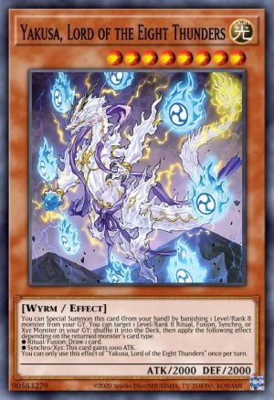 Yakusa, Lord of the Eight Thunders - (Dimension Force) - (DIFO-EN095) - (Super Rare)
