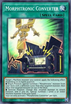Morphtronic Converter - (Dueling Heroes Tin) - (MP23-EN150) - (Super Rare)