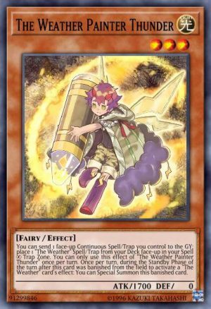 The Weather Painter Thunder - (Maximum Gold El Dorado) - (MGED-EN097) - (Rare)