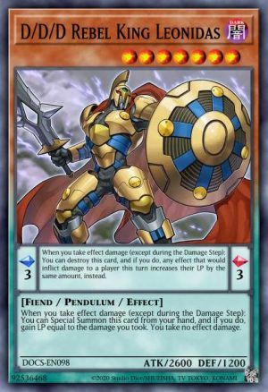 D/D/D Rebel King Leonidas - (Dueling Heroes Tin) - (MP23-EN277) - (Common)