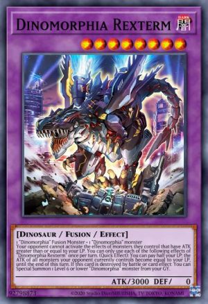 Dinomorphia Rexterm - (Dueling Heroes Tin) - (MP23-EN082) - (Prismatic Secret Rare)