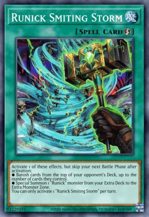 Runick Smiting Storm - (Dueling Heroes Tin) - (MP23-EN248) - (Common)
