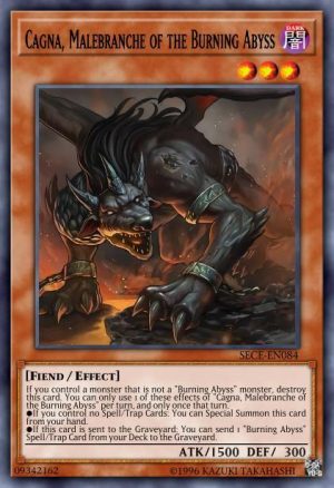Cagna, Malebranche of the Burning Abyss - (Secrets of Eternity) - (SECE-EN084) - (Rare)