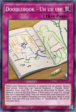 Doodlebook - Uh uh uh! - (Battles of Legend Crystal Revenge) - (BLCR-EN034) - (Ultra Rare)