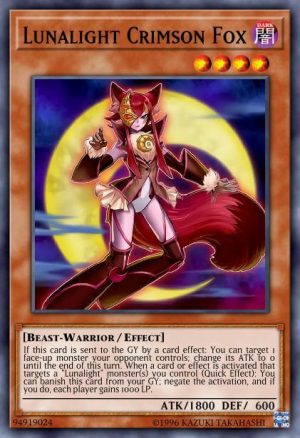 Lunalight Crimson Fox - (2018 Mega-Tin Mega Pack) - (MP18-EN163) - (Common)