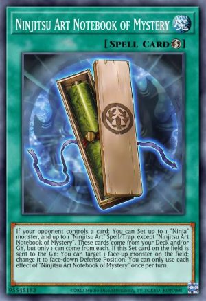 Ninjitsu Art Notebook of Mystery - (Dueling Heroes Tin) - (MP23-EN201) - (Common)